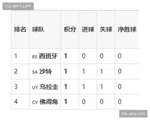 世界杯H组积分变化回顾：西班牙第二轮升至榜首